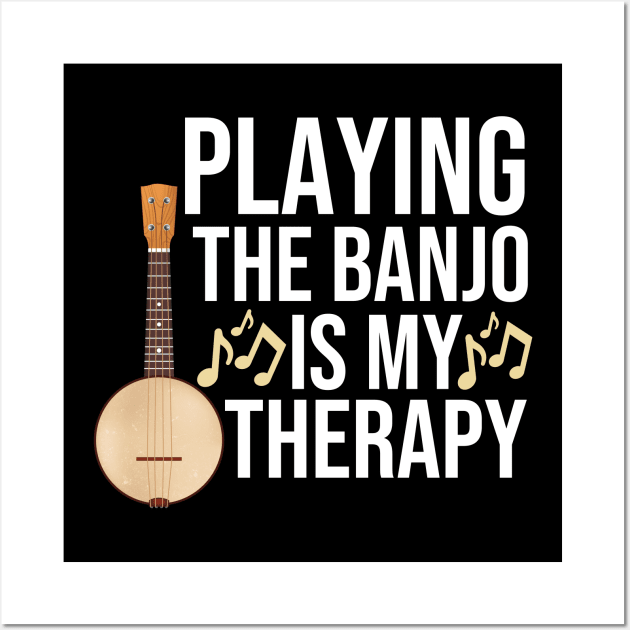 Banjo Player Wall Art by The Jumping Cart